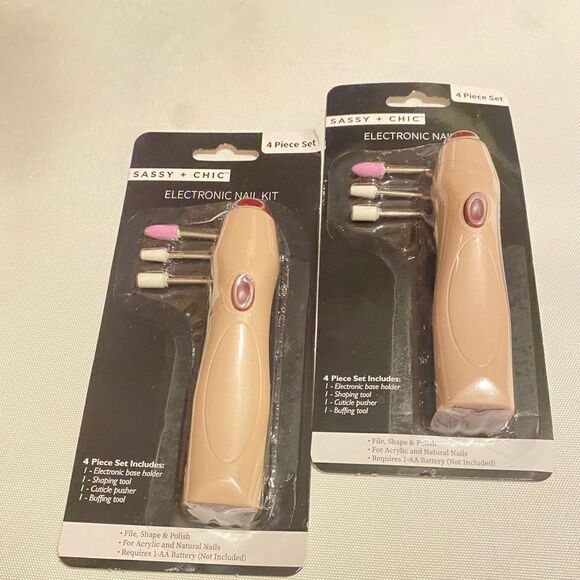 🔥Sassy + Chic Electronic Nail Kit 4 Piece Set🛍️ Shaping Buffing Tool kit 🎊 - Picture 8 of 8